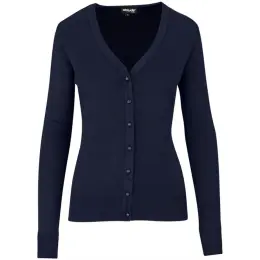 Ladies Waverley Cardigan Navy Front